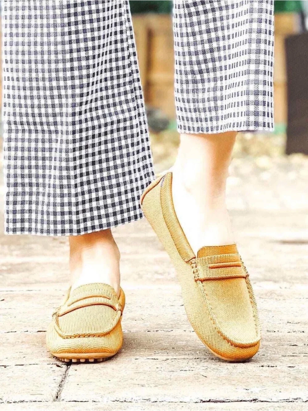 New Rothy's the Driver Slip-On Loafers Mustard Size 9